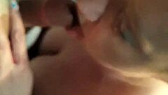 Hot Blonde Sucks It Deep