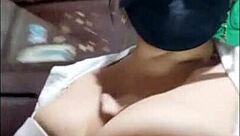 Student gets horny and masturbates