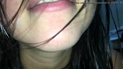 Stepsister Bends Over, Shows Ass, Sucks In Public