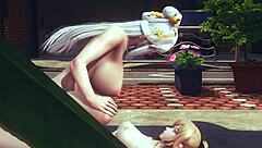 Ningguang Gets Nailed by Jean Futanari in Genshin Impact Hentai