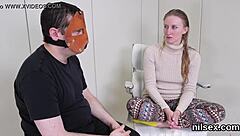 Wacky sweetie taken in anus nuthouse for awkward therapy 😈