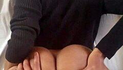 Ebony Bent Over for Big Black Cock Doggystyle Quickie!