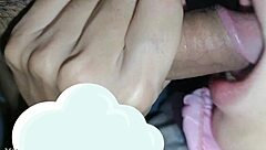 brunette amateur blowjob tease