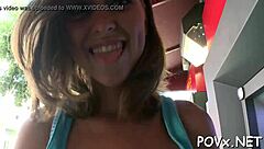 A wild and insatiable nymph's passion for cock sucking