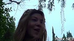 This horny teen sucks and fucks with intense skills in POV missionary.