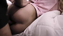 stepdad fucks kenzie reeves' face with his cock while she rests