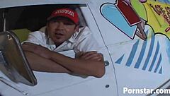 alex love teases in ice cream truck