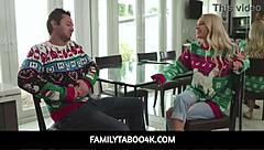 Familytaboo4k-Hot Skinny Blonde Teen 18+ Stepdaughter Emma Hix Interracial Threesome with Big Tits Black MILF Stepmom September Reign and Stepdad