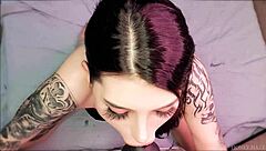 Step Sister Takes BBC in Sloppy Deepthroat