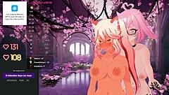 El xox and mizzpeachy make each other cum 😍