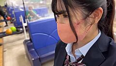 Amina, the 18-year-old idol, performs on bed with a smile, part 1.