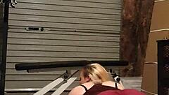 Gym Girl Striptease! Watch Her Undress!