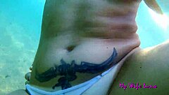 italian milf wants attention at beach in front of everyone