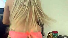Blonde With Tattoo Twerks Her Ass
