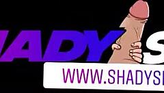 Alyssia at shady spa gives handjob and sucks him off! Intense massage turns erotic with deepthroat and gagging.