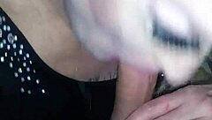 Shemale Sucks Big Cock in Amateur Homemade Video