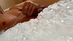 she says, 'join me in this bubble bath for a cock massage'