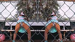 i love watching jaylainc twerk in baseball cosplay with her big ass and long hair.