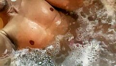 she says, 'join me in this bubble bath for a cock massage'