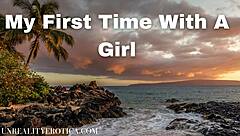 A story of first-time lesbian experiences on the beach