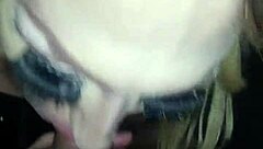 hey, check out this tranny sucking a big dick