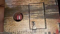 Busty shemale dominating black assistant with anal fuck?