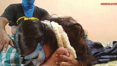 Indian wife gets fucked by hotel owner in early morning hotel room