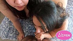 Every time we sucked the neighbor's cock in a trio?