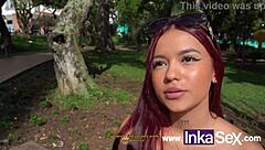 Teen with small tits gets her ass licked and fucked