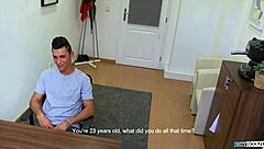 Amateur gay gets assfucked outdoors by dirty scout 231! 😈