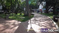 Watch This Petite Colombian Teen Get Her Big Ass Destroyed For More Followers!