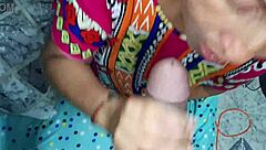 Mature redhead gives me a blowjob