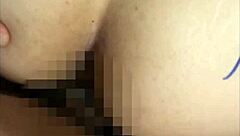 Young Japanese amateur Mina, 22, bound in public toilet for blowjob and creampie