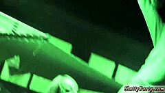 i'm a teen 18+ in bikini at dorm party, giving blowjob and handjob to group of amateurs in hide and go freak game, pov style, oh god it's so wild!!