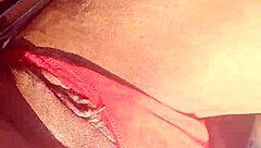 Fingering Pussy on Public Bench While Stroking Master's Cock!