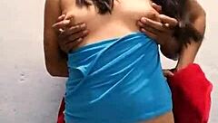 Mexican Couple Fucks Hard in Bathroom Mirror.