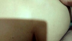 He couldn't resist and came in his wife's tight ass