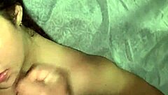 Branquinha taking cum in mouth orgasm