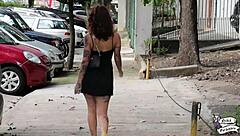 Neighbor pounds wife's big ass on sofa