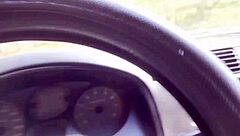 Hot Latina Girl Masturbating In The Car?