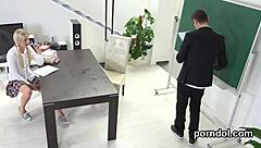 Fervid seduced by older instructor in intense fuck