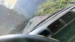 Hot Latina Girl Masturbating In The Car?