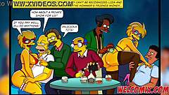 Crazy night in the simptoons whorehouse