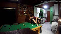 Creampie anal sex with a mature lady and a man from the south