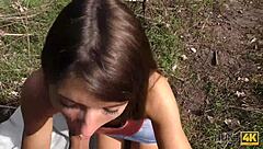 hunt4k hidden cam catches teen fingering in doggystyle