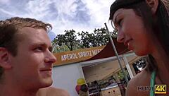 hunt4k hidden cam catches teen fingering in doggystyle