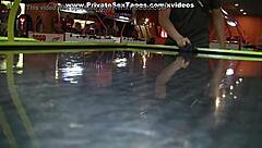 Private porn movie with my insatiable babe scene 2 😏 licking outdoor blowjob in lingerie