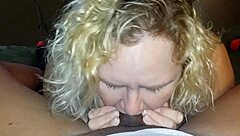 slowly sucking and deepthroating that nasty cock in worship session