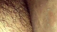 Latina BBW gets intense doggystyle creampie in close-up homemade action. Bent over and filled deep!