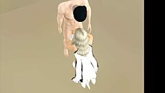 I worship the goddess in this 3D episode five fucker scene with intense action